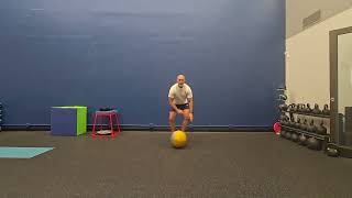 Med Ball Lateral Shuffle