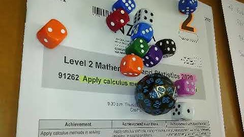 2020 NCEA Level 2 Calculus Exam Question 2