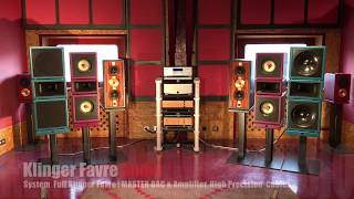 High End horn high sensitivity speakers: KLINGER FAVRE Studio 30