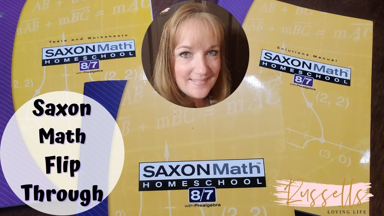 Saxon Math Homeschool 8/7 with Prealgebra || Math Homeschool Curriculum ...