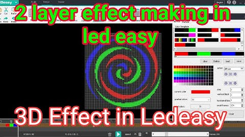 Making led pixel effect in Led easy. Led easy tutorial in hindi, led easy download free
