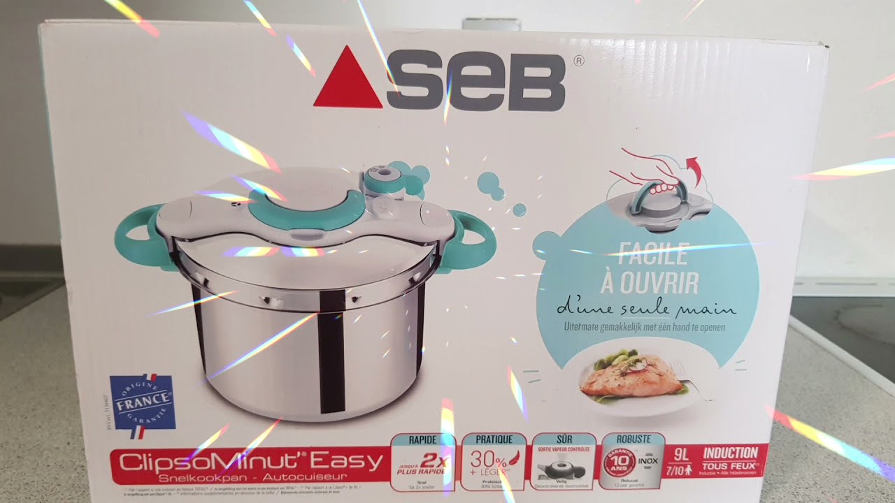 SEB - Cocotte minute Clipso One 8L + balance culinaire Optiss