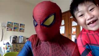 cara pakai kostum spiderman / Spiderverse Indonesia