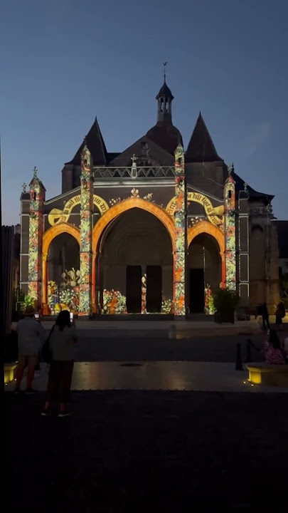 Notre Dame, Lumières à Beaune 1 #ProjectionMapping