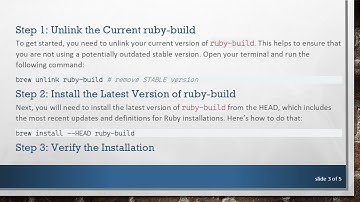 How to Install Ruby 2.7.2 on Mac