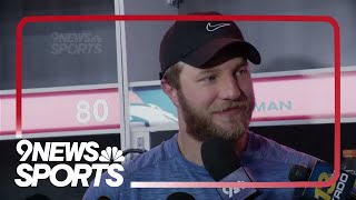 Adam Trautman reflects on amazing TD catch in Broncos' win over Browns