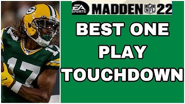 MADDEN 22 - BEST ONE PLAY TOUCHDOWN ‼️ THIS PLAY BEATS EVERYTHING 🔥 NEVER LOSE AGAIN