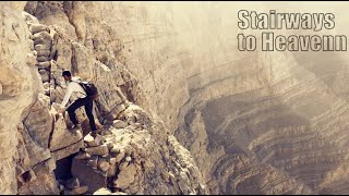 Deadliest Hike in UAE - Stairways to Heaven-RAK- with English Subs - Don't watch if you r Acrophobic