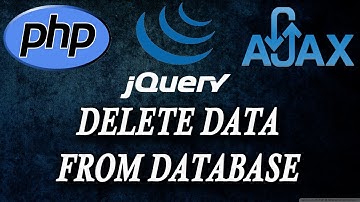ajax jquery php delete all data from database history clear part 5
