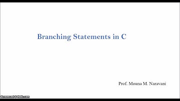 Branching Statements in C - Part 3 - Nested if . . .  else Statements