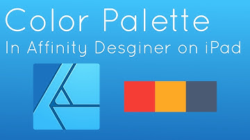 Making a Color Palette in Affinity Designer on iPad