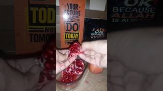 easy way to cut pomegranate quick and easy food trending viral recipe foodie shorts