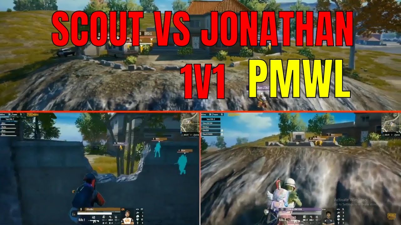 SCOUT VS JONATHAN 1v1 IN PMWL | OR VS TSMentity - YouTube