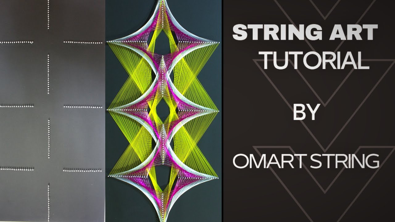 Organic String Project Easy String Art Project You Have To Try! - YouTube
