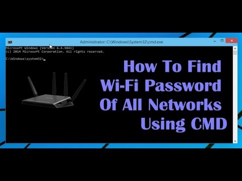 How To Recover A Forgotten WiFi Password using CMD - YouTube