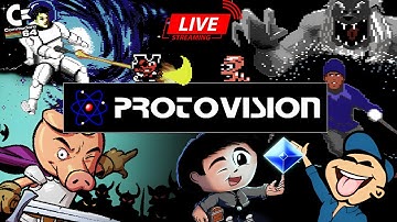 PROTOVISION SOFTWARE – COMMODORE 64 LET’S PLAY LIVE! | C64 MODERN ADVENTURE FUN