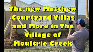 The New Matthew Courtyard Villas and more in The Village of Moultrie Creek in The Villages Florida