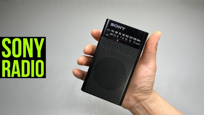 Sony Portable AM/FM Radio Black ICFP26 - Best Buy