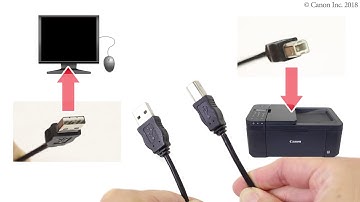 Connecting the printer and a computer via USB (macOS) (TR4500 series / E4200 series)