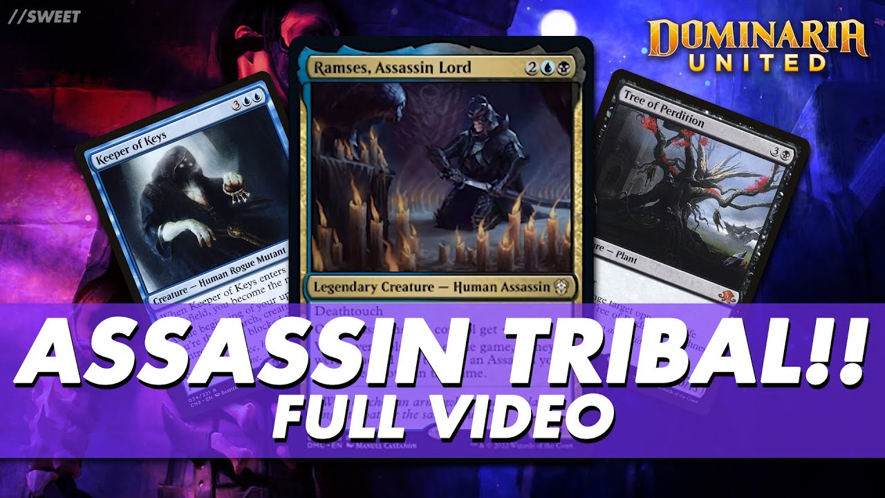 Ramses, Assassin Lord Dominaria United Commander Deck Tech YouTube