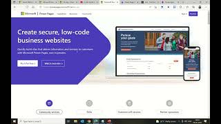 Microsoft Power Pages in minutes - Develop a business website - by Sha