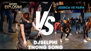 Jessica vs Filipa [DJ Selphi - Thong Song] Bachata Explosion Role Rotation 2024