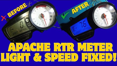 “Fix TVS Apache RTR 150cc Display Light — Easy Repair for Riders Outside Bangladesh & India”