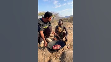 Hadzabe hunter angry 😡 with me #hadzabetribe #wildlife #africa #angry #funny #travel #viralreel