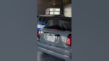 Use your key to open/close MINI Convertible top #minicooper #mini #convertible #cars #carshorts #fyp