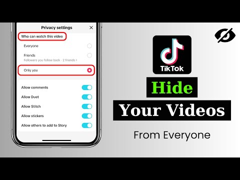 How To Hide TikTok Videos From Everyone 2025 Hide Videos From TikTok Profile 