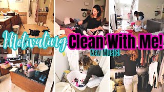 MESSY HOUSE CLEANING MOTIVATION | EXTREMELY MOTIVATING CLEAN WITH ME | AWESOME MUSIC!! 2021