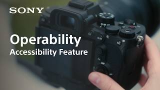 Operability | Accessibility Feature | Sony | α