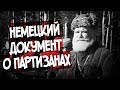 Что Знали Немцы О Советских Партизанах?