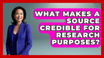 What Makes a Source Credible for Research Purposes? | Media Literacy For Everyone News