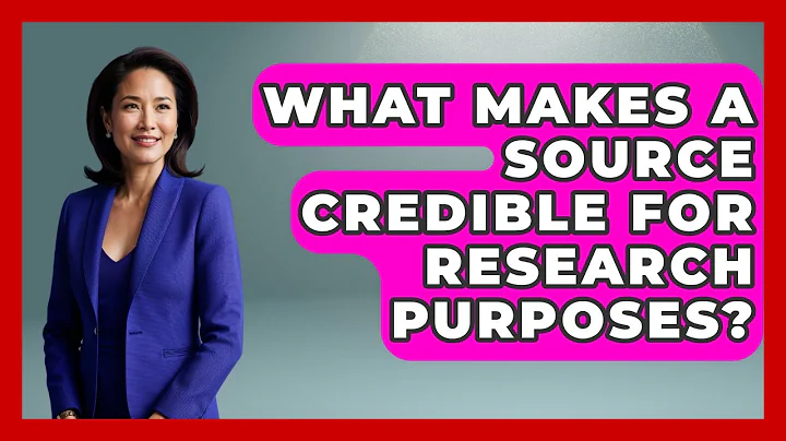 What Makes a Source Credible for Research Purposes? | Media Literacy For Everyone News