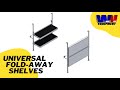 Cargo Van Folding Shelf & Ladder Racks
