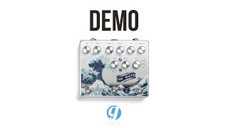 FoxPedal The Wave Demo [Delay and Reverb Pedal Review]