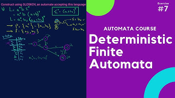Automata [GLUSKOV] - Deterministic Finite Automata [DFA Exercise 7]