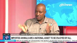 UPDATE ON THE LIVESTOCK RECEIVED FROM AUSTRALIA