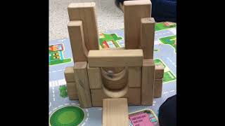 Marble Maze by Melissa and Doug wood building blocks 60 Piece Standard Unit Blocks