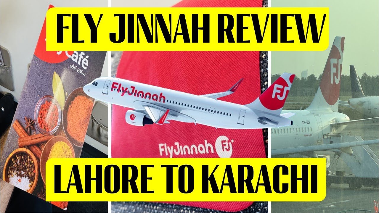 Fly Jinnah First Flight Experience | Lahore To Karachi Domestic Flight In Pakistan