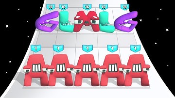 MERGE ALPHABET: Lore Run (Max Level) abcdefghijklmnopqrstuvwxyz