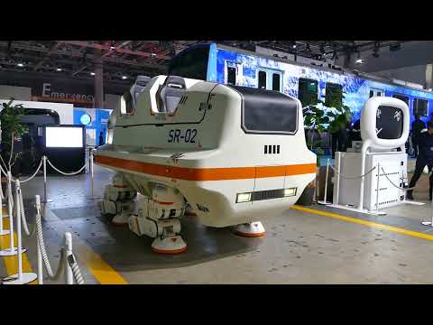 三精テクノロジーズ ４脚歩行ロボットライド「SR-02」 #JMS2023