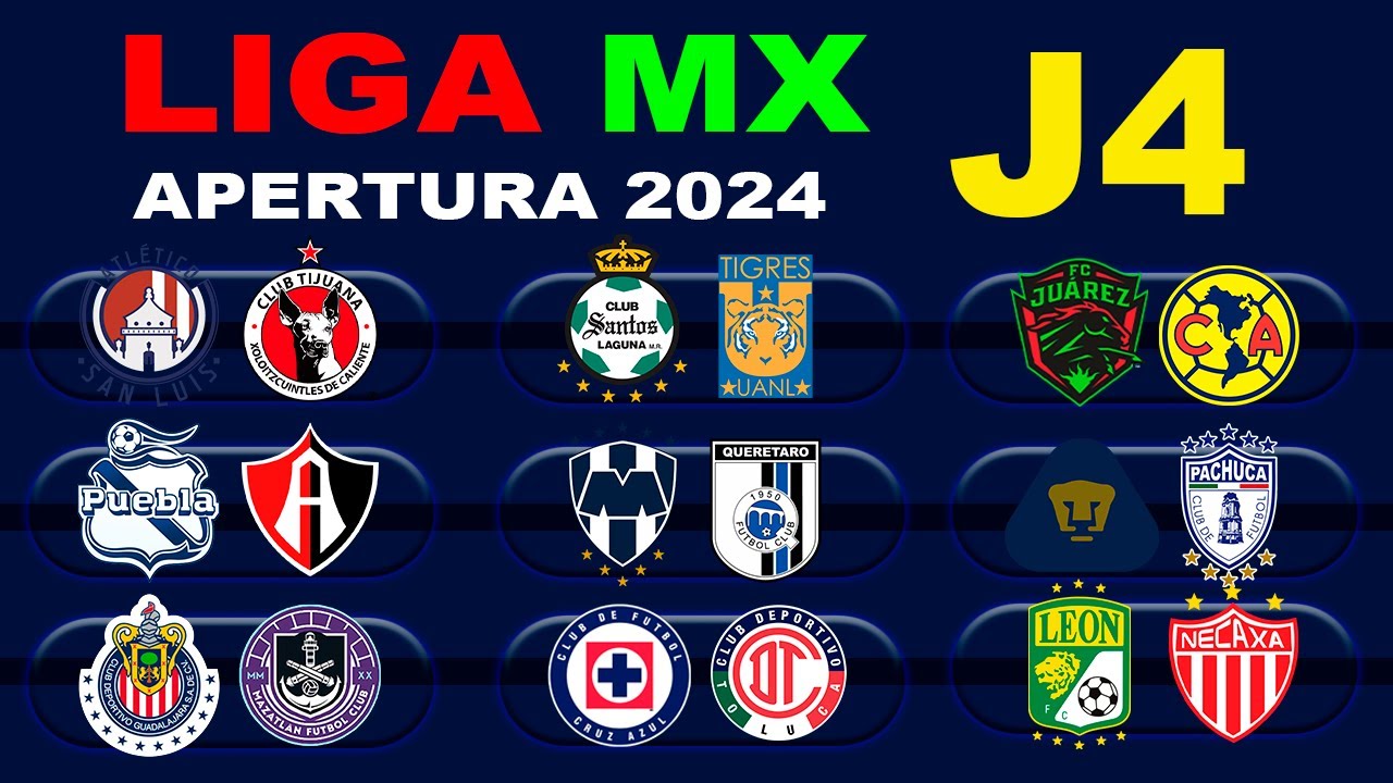FECHAS, HORARIOS Y CANALES PARA LA JORNADA 4 DE LA LIGA MX APERTURA ...