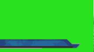 Blue Text Banner ✩ HD Greenscreen / Chroma Key