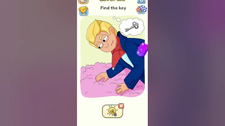 Dop 5 (delete one part) level 129 Find the key, walkthrough solutions- all levels #dop5 #shorts