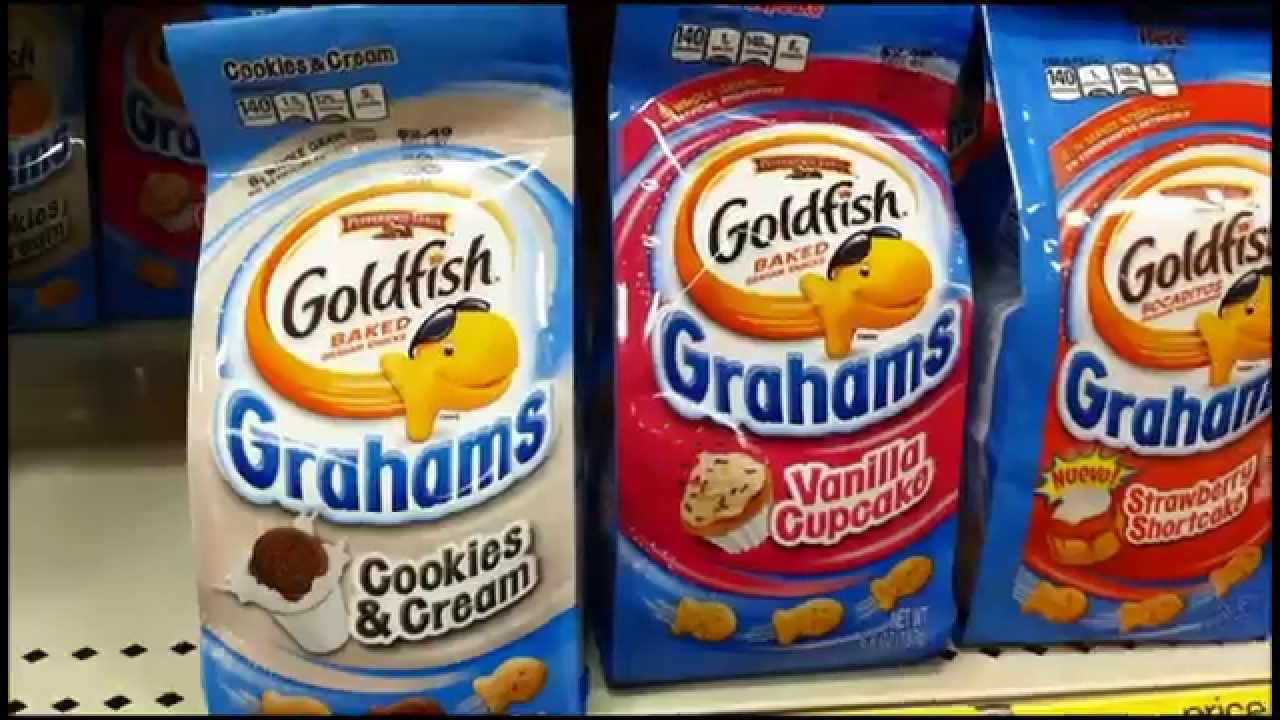 gold fish snacks flavors