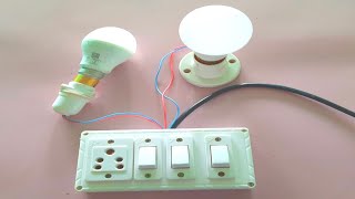 1 Socket, 3 Switch Wiring Connection || Bulb Holder Connection || Electricity Board Wiring screenshot 2
