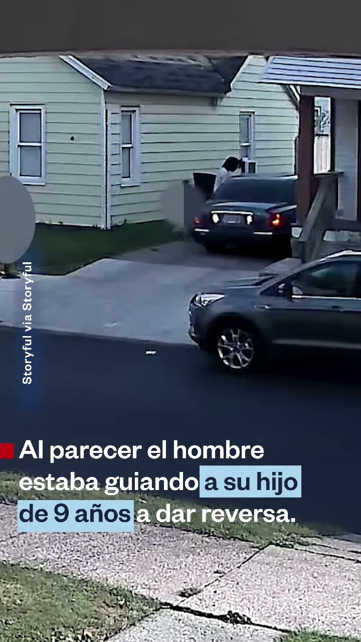 Padre atropellado accidentalmente por su hijo durante lección de manejo | Noticias Telemundo