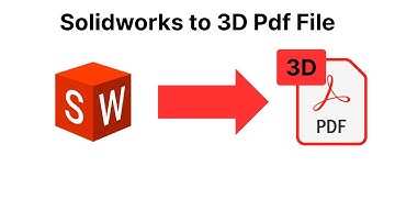 Solidworks to 3D pdf file